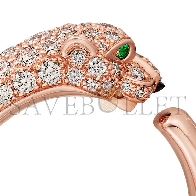 CARTIER PANTHÈRE DE CARTIER RING, SMALL MODEL, SEMI-PAVED N4765700